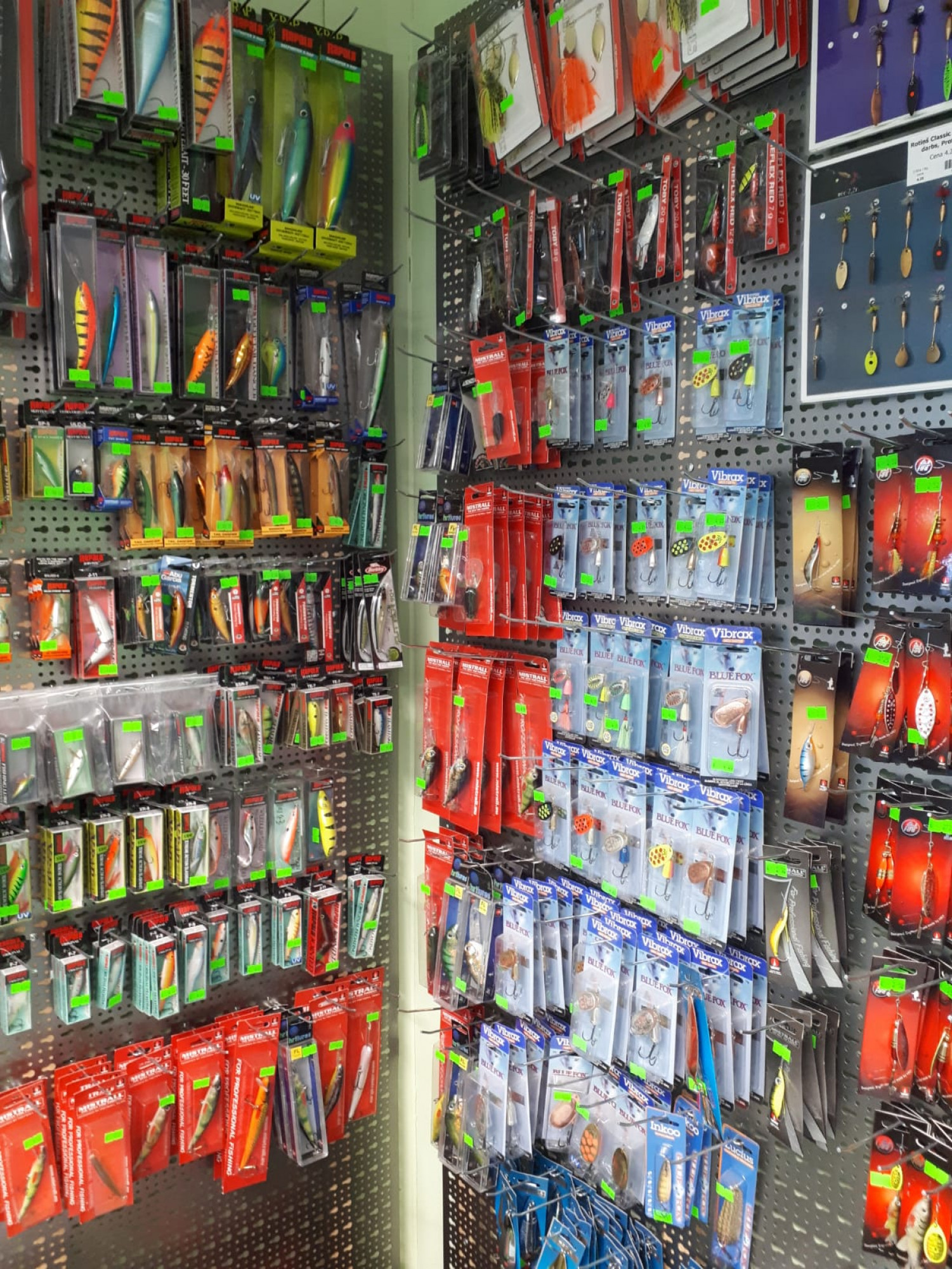 Fishing rods, hooks, wobblers and everything else for fisherman